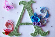 Paper Quilling - Letter