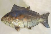 Rakku fired pottery fish
