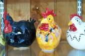 Pottery Chickens